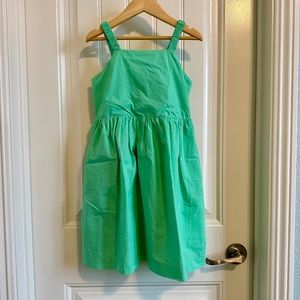 Primary girls green dress size 8-9
